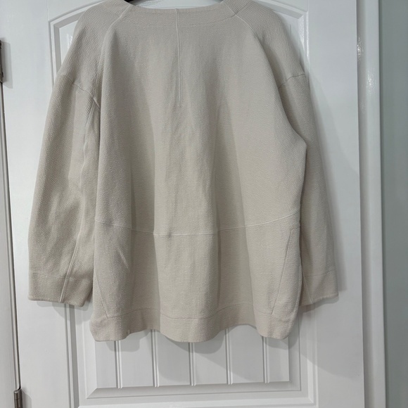 Lululemon Textured V-Neck Pullover Bone - Picture 8 of 13